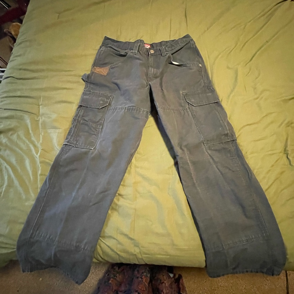 Black cargo pants